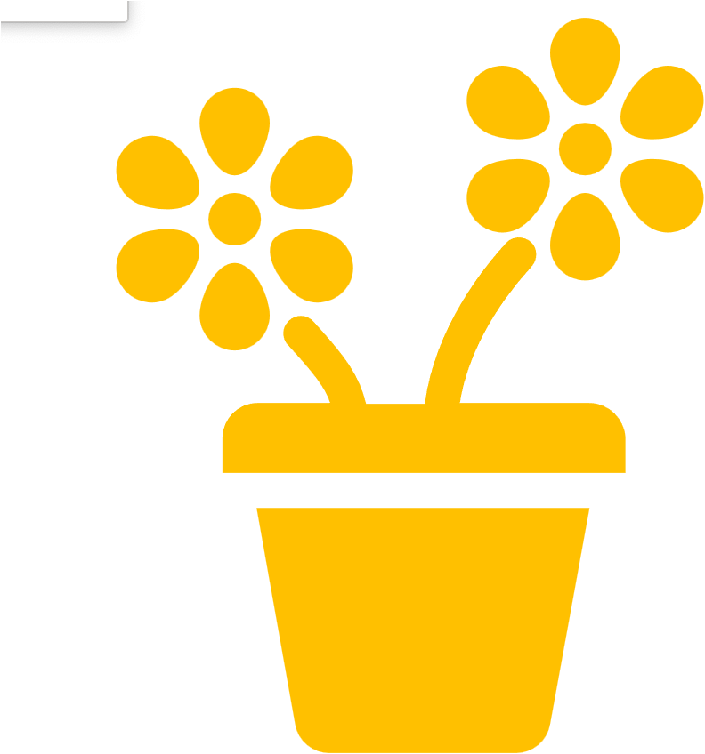 Mitarbeiterzufriedenheit Blumen gelb