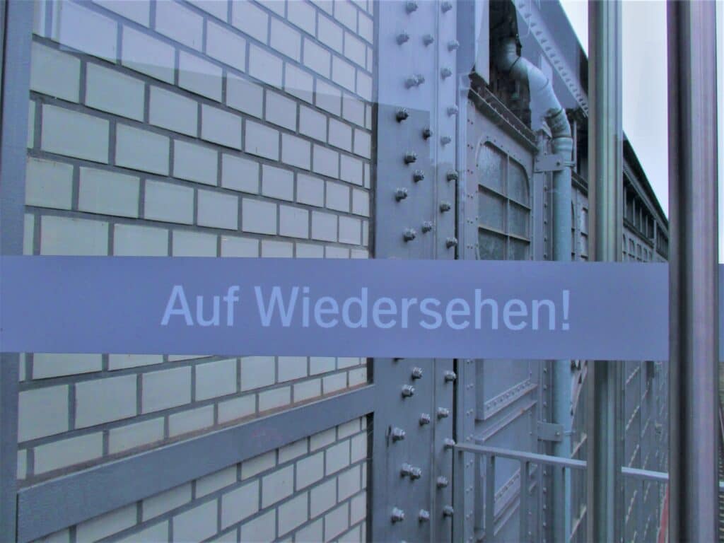 Wiedersehen Tuer Kuendigung Buero